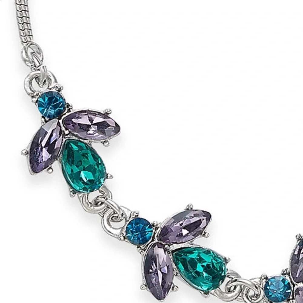 COPY - Stunning Peacock Motif Slider Gemstone Bracelet